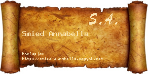 Smied Annabella névjegykártya